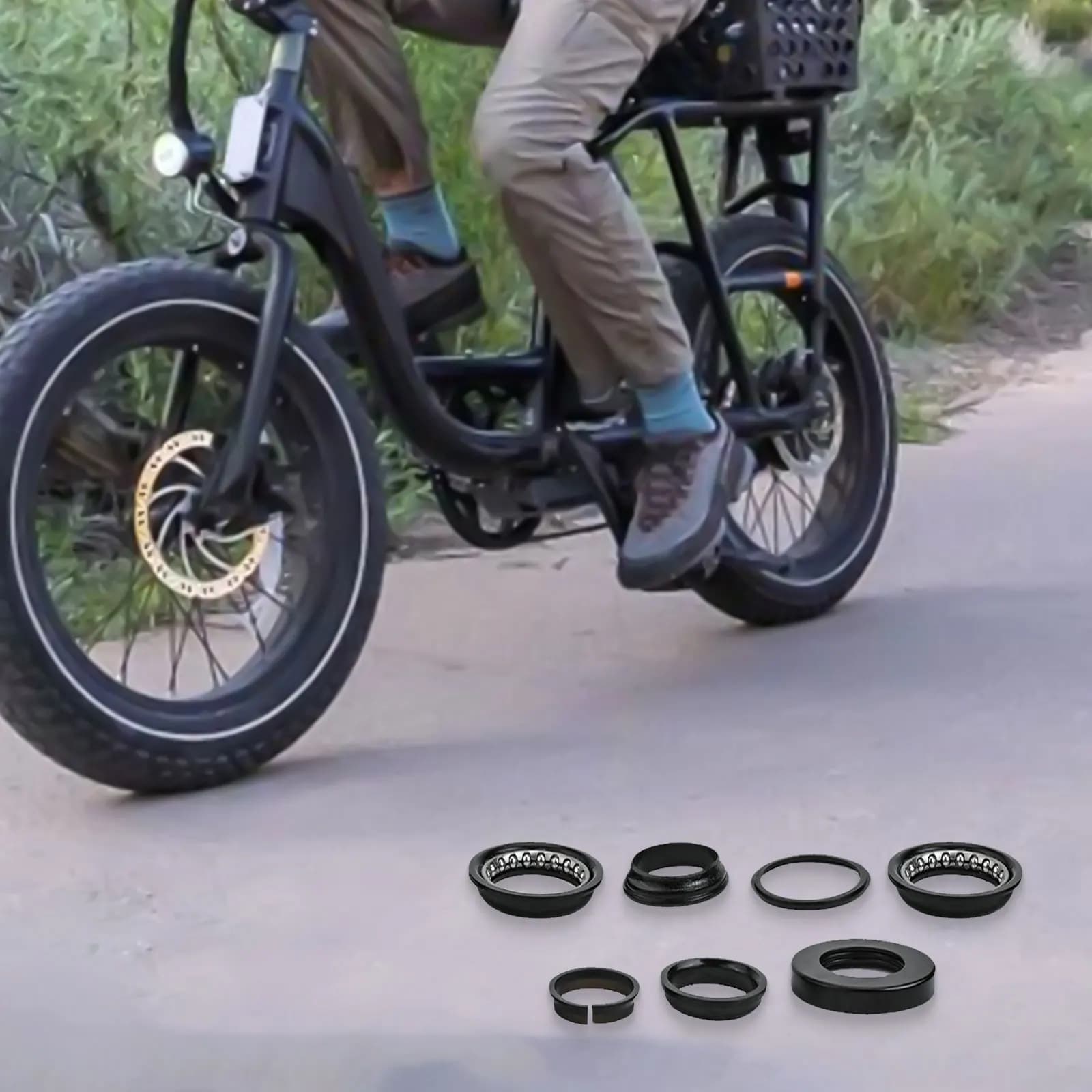 Per veicolo elettrico pieghevole Ebike Scooter accessorio cuscinetto per scooter pieghevole parte di bicicletta installazione facile dimensioni 28,6 mm