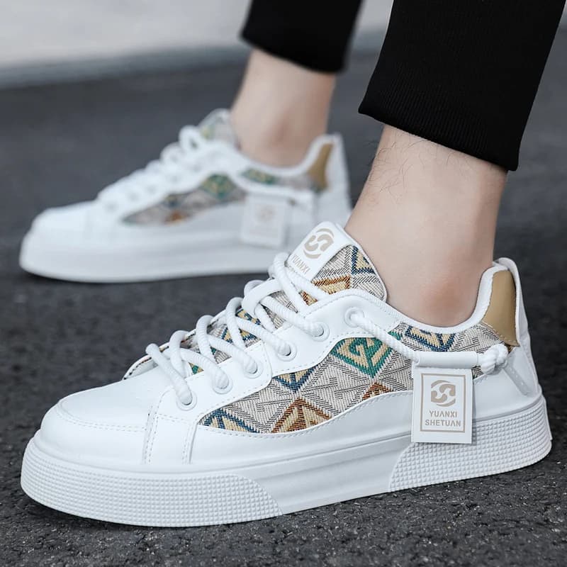 2025 Nuove scarpe da tavolo sportive casual da uomo alla moda, traspiranti, con suola spessa, taglio basso, comode, piccole e uniche
