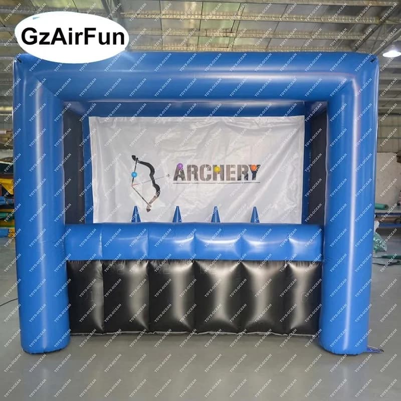 Factory Custom Party Rental Equipment Shooting Floating Air Balls Inflatable Archery Tag Target for Hoverball Game