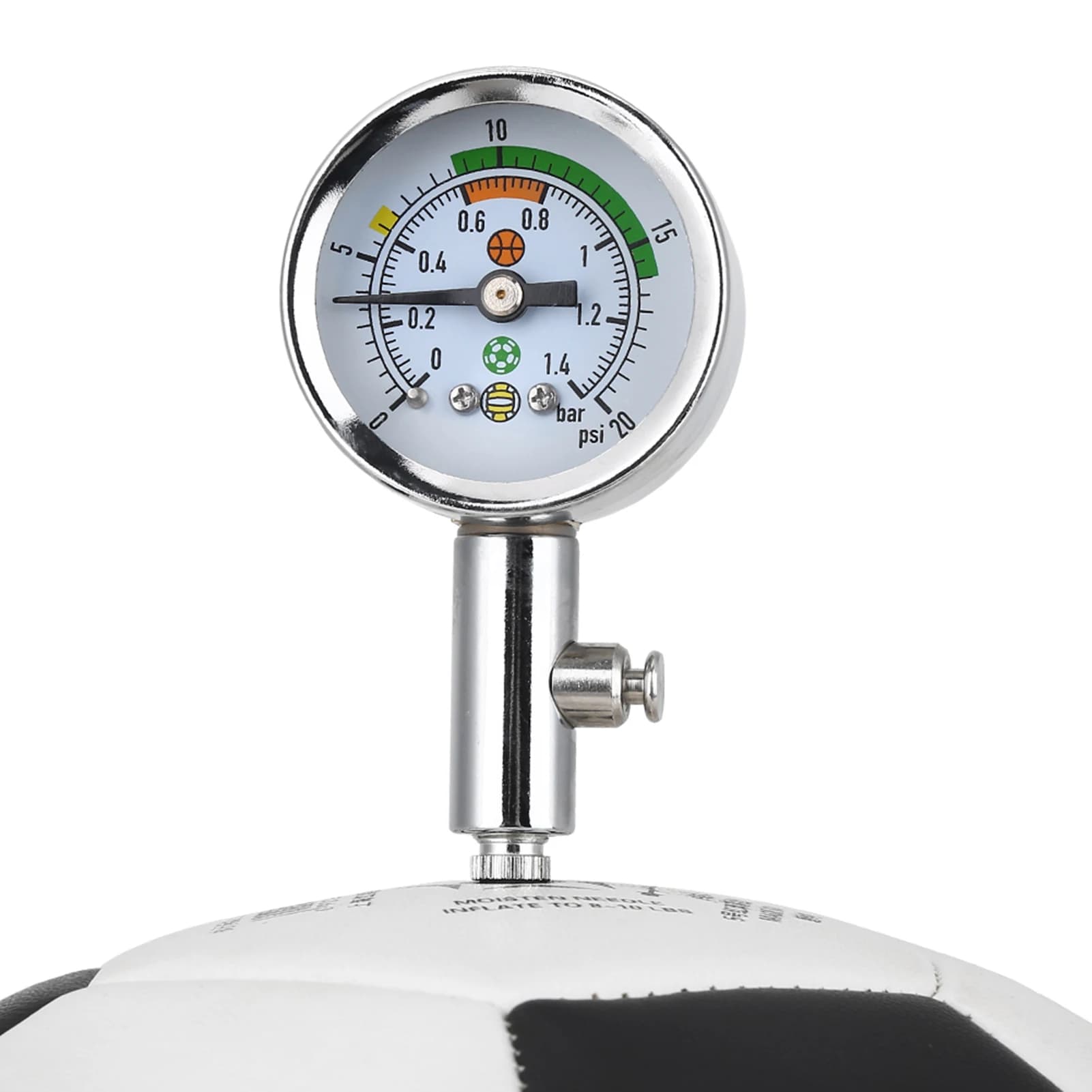 Air Gauge Ball Gauge Ulitity Air Pressure Gauge Barometer Basketball Tool Volleyball