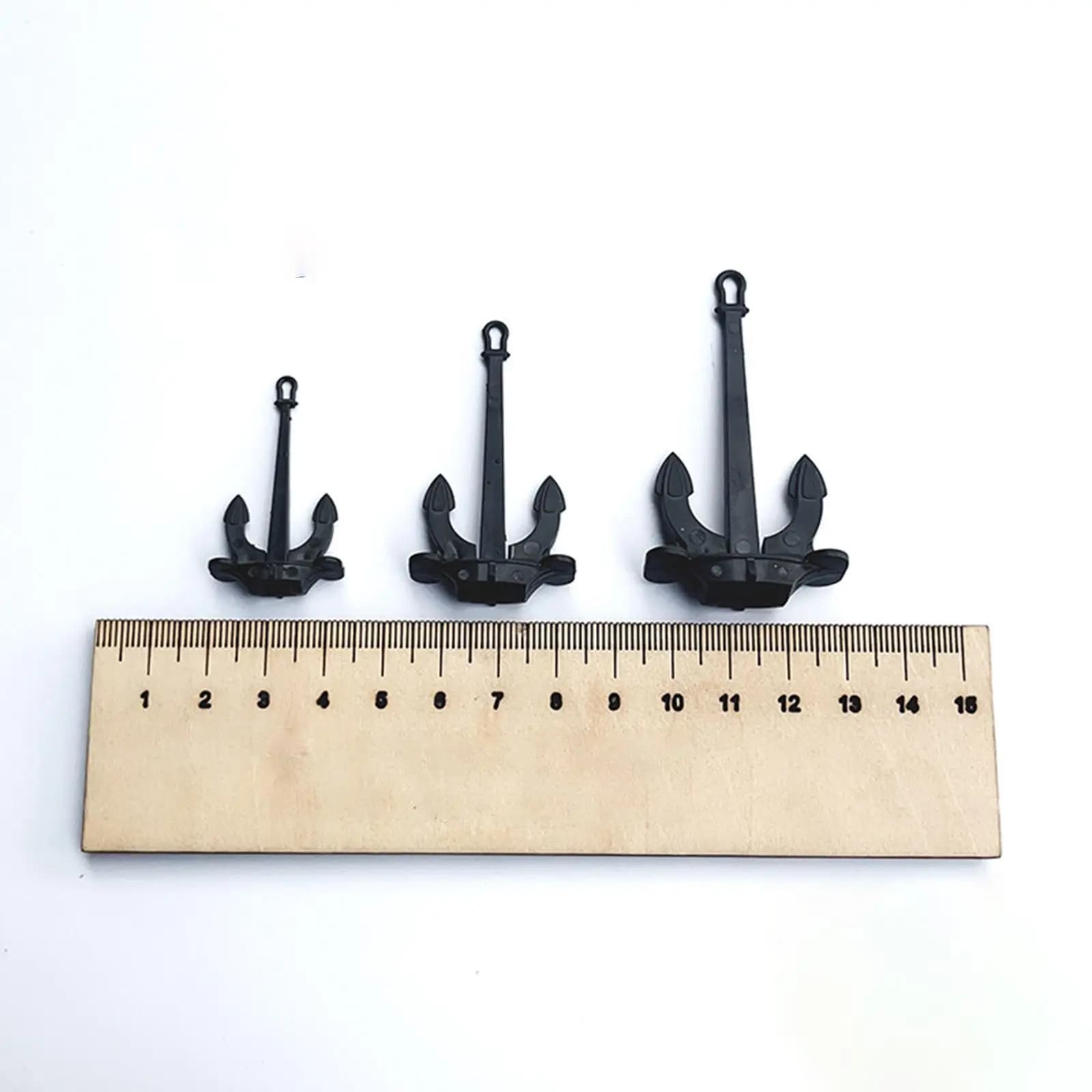 RC Boat Parts Movable Hall Anchor Rods Tiny Nautical Model Components for Boat RC Model Kit Building