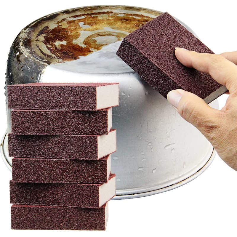 10Pc Nano Spugna Gomme Magiche Carborundum Rimozione Ruggine Spugna di Pulizia Pentola Da Cucina Piatto Rimozione Ruggine Smeriglio Spazzola di Pulizia