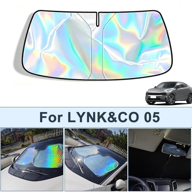 Parasole pieghevole per parabrezza anteriore per LYNK&CO 05, copertura protettiva riflettente UV, accessori per interni auto