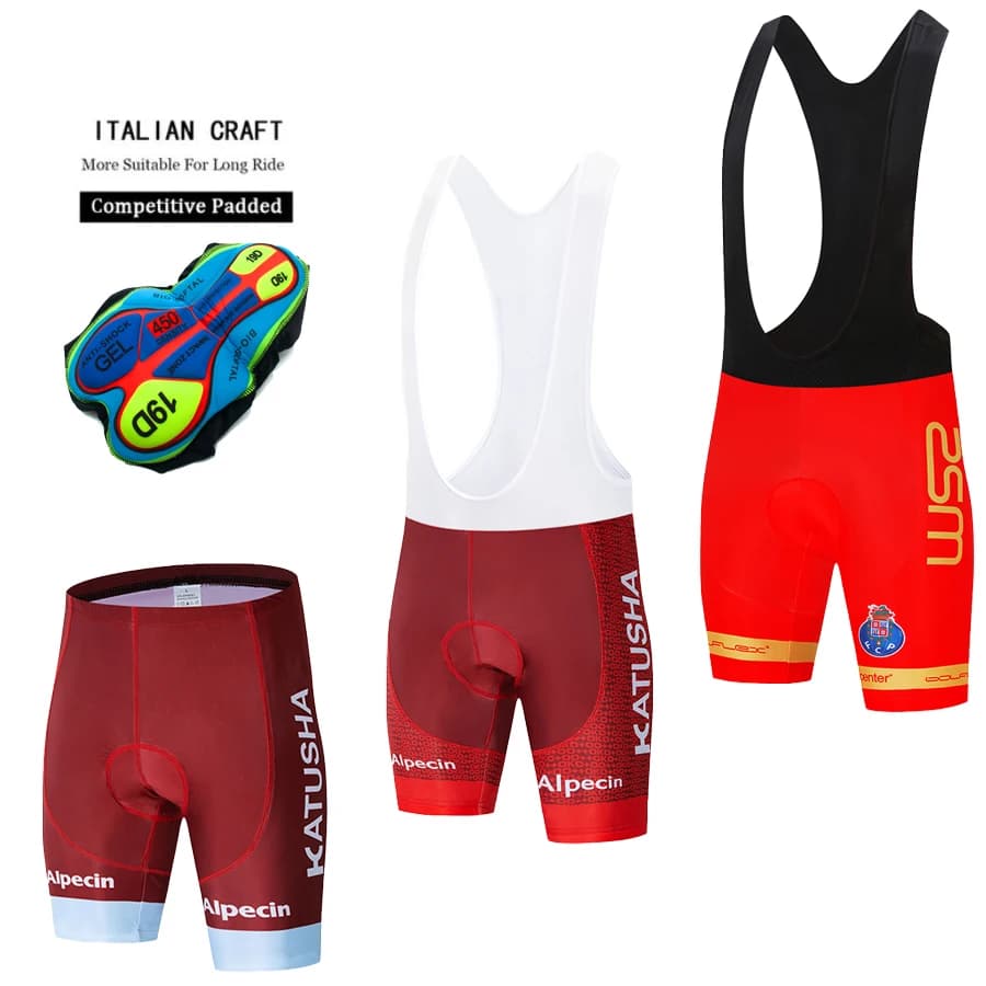 2026 Cycling Shorts for Men, GEL 19D Padded, Breathable, Anti-shocket, MTB and Road Bike, Triathlon Shorts