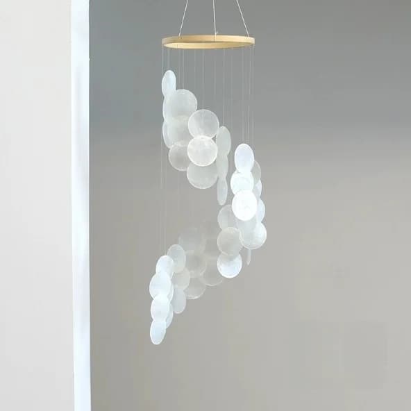 Modern Minimalist Handmade Decorative Wind Chimes for Living Room Bedroom Balcony Creative Nordic Style Hanging Ornaments