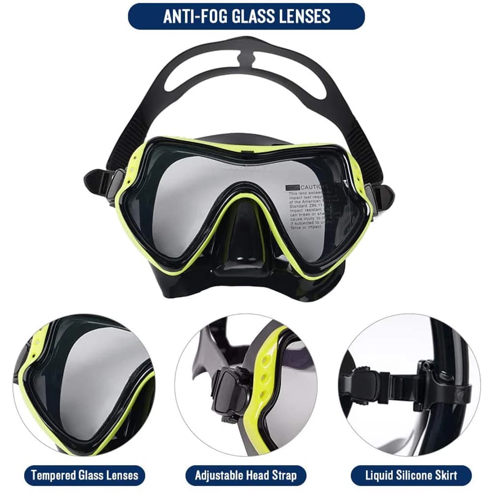 Occhiali da snorkeling per il viso piccolo Maschera per lo snorkeling per immersioni all'aperto Accessori per l'immersione