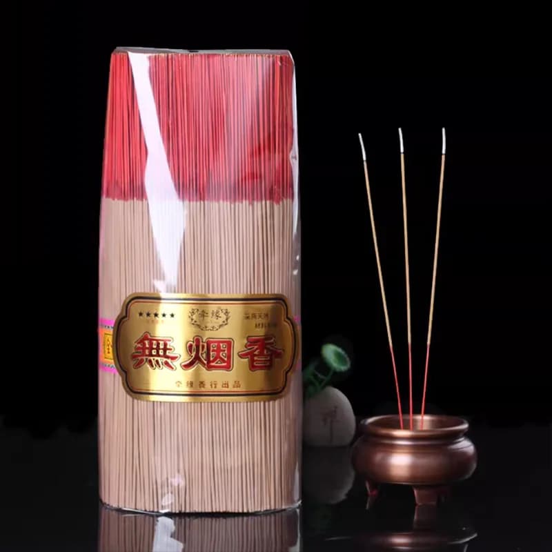100 Pezzi/Lotto Bastoncini d'Incenso Naturali 25/32,5cm Senza Fumo e Senza Sapore, Bastoncini di Incenso Fai-da-Te per Attirare Ricchezza e Fortuna