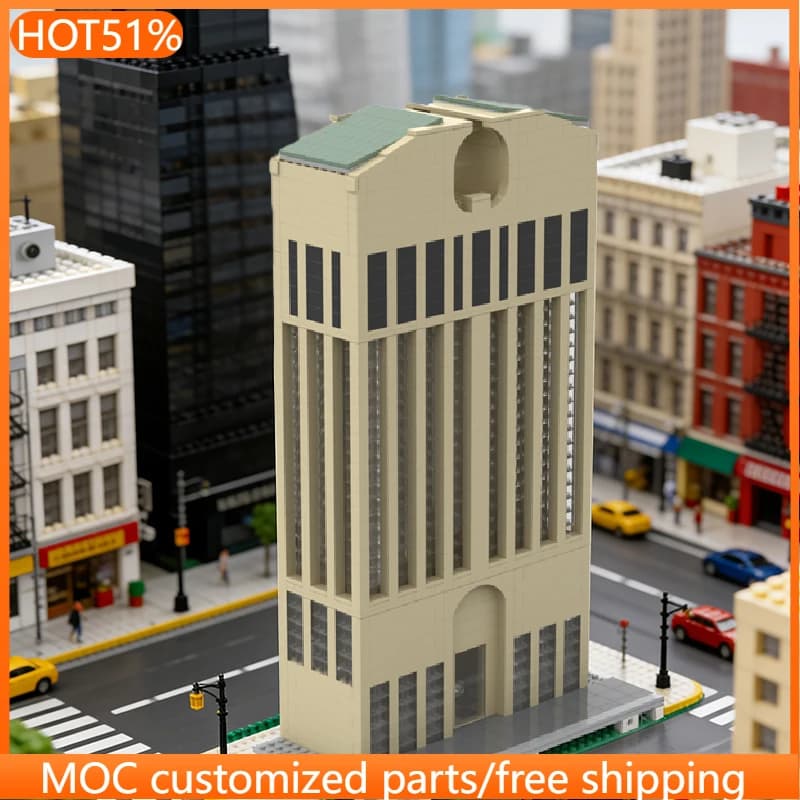 1615 PCS Construction Technology and Innovation Skyscrapers MOC Customize Modular Building Block Creative DIY Toy Birthday Gift