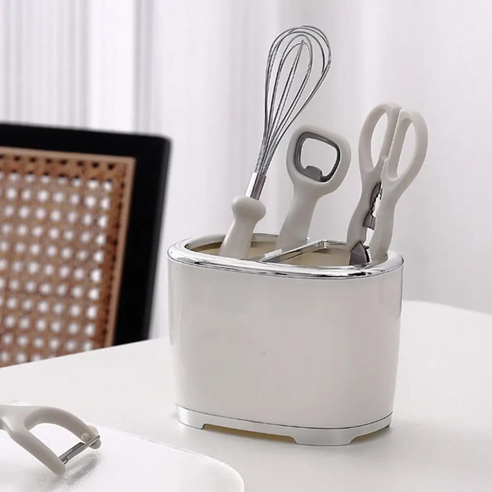 Organizer Multifunzionale per Bagno e Scrivania: Porta Spazzolini, Dentifricio, Rasoi e Pettini