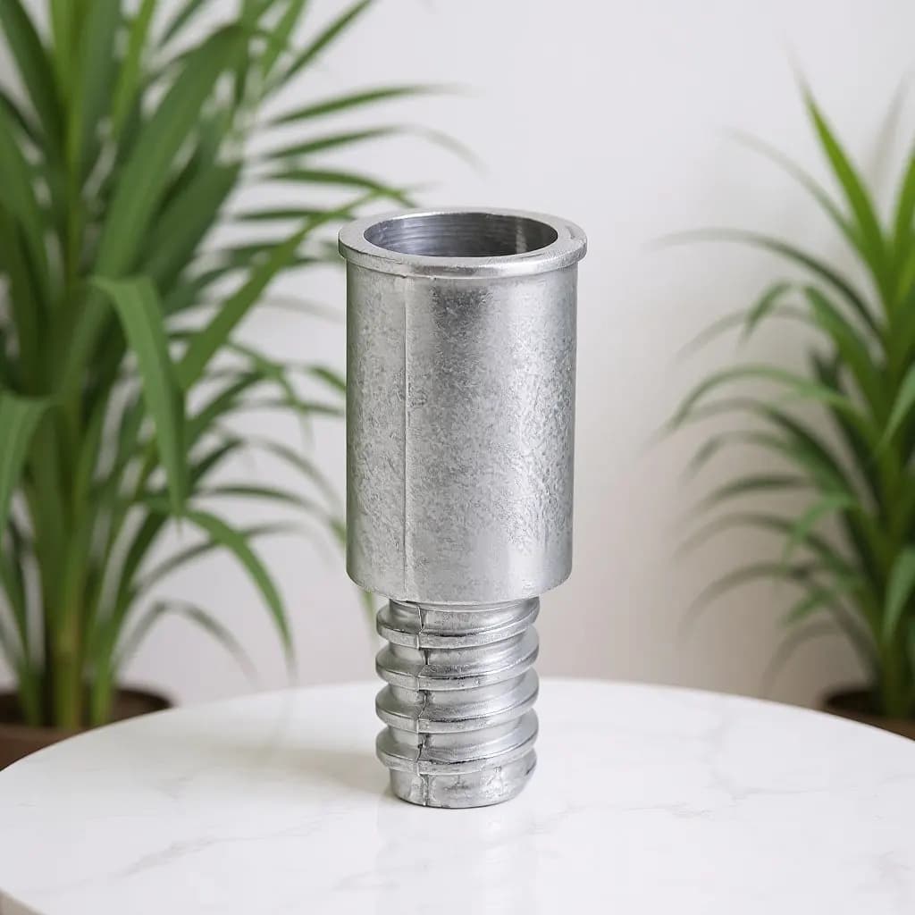20.4 mm aluminum thread adapter for cleaning rods, brooms, hubs, brushes, painting rollers, telescopic rod connector