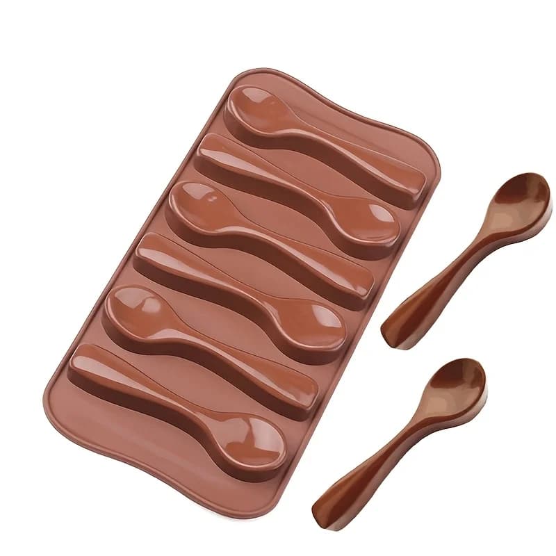 Stampo in silicone per cucchiaio da 1 pezzo, stampo per argilla polimerica in gesso per candela per aromaterapia
