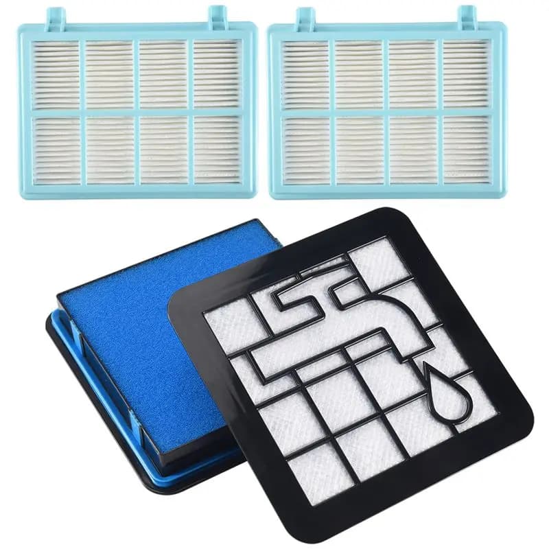 ABRE-Confezione da 2 set di filtri per aspirapolvere Powerpro Compact FC9331 FC9332 FC8010