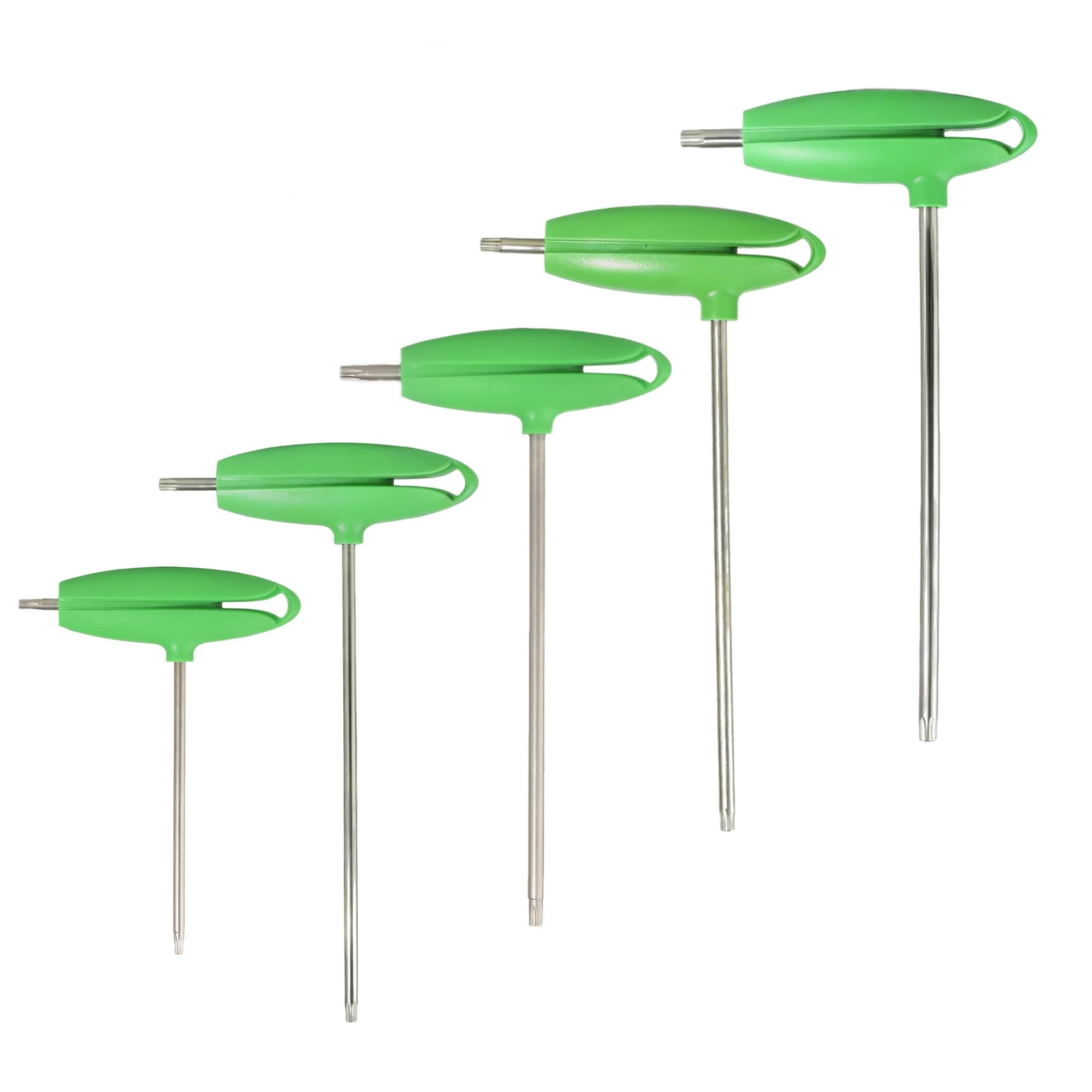Whitesnow T15 T20 T25 Long Screwdriver Tamper Proof T-Shaped Double End Torx Key Star Wrench Set Household Hand Tools for Repair
