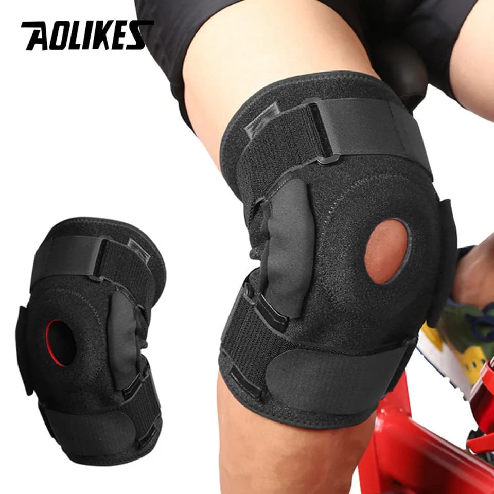 AOLIKES New ortopedico ginocchiera supporto per ginocchiera sollievo dal dolore articolare protezione per rotula Sport ginocchiera protezione menisco legamento