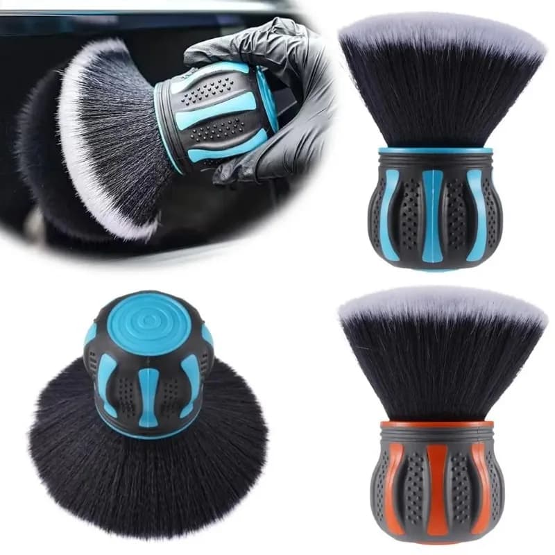 Car Detailing Brushes With Storage Rack Covers Soft Bristles Auto Interior Dust Cleaner Car Detail Brush Cleaning Detail Tool