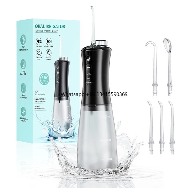 Ricaricabile Igiene Orale Irrigatore Professionale Dentale Impermeabile Acqua Flosser Acqua Spray Pulizia del Filo Interdentale