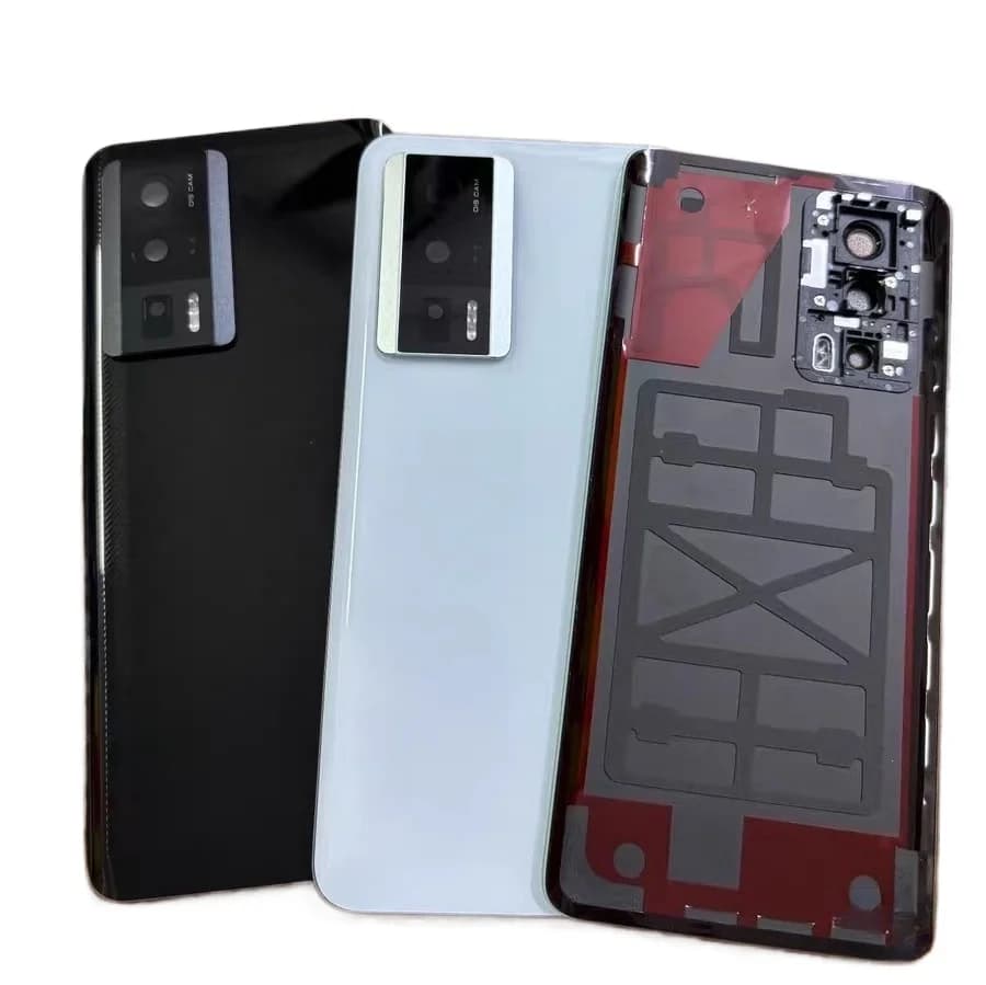 Replacement Back Housing Cover For Xiaomi Redmi K60 Pro Battery Door Rear Case Camera Frame Glass Lens Adhesive