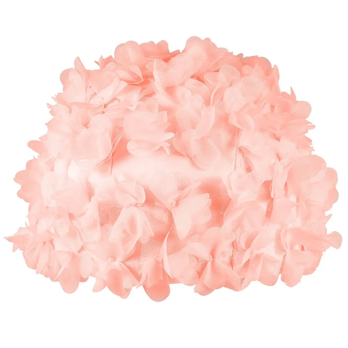 1Pcs Flower Swim Cap for Women Fashion 3D Quick Fit Lightweight Breathable Hair Ear Protector Swimming Hat