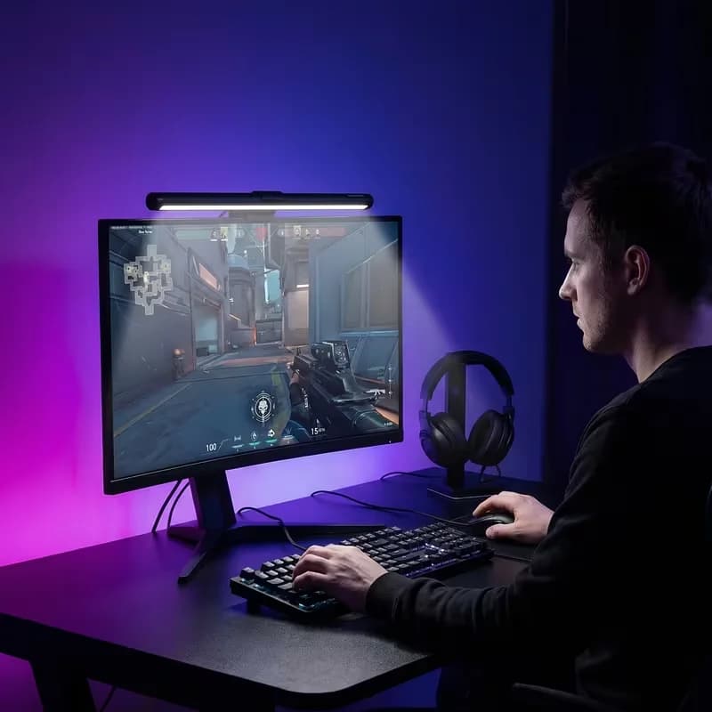 Computer Monitor Light Bar for PC Monitor USB Powered LED Lamp Screen Hanging Light Student Eyes Protection Reading Learning