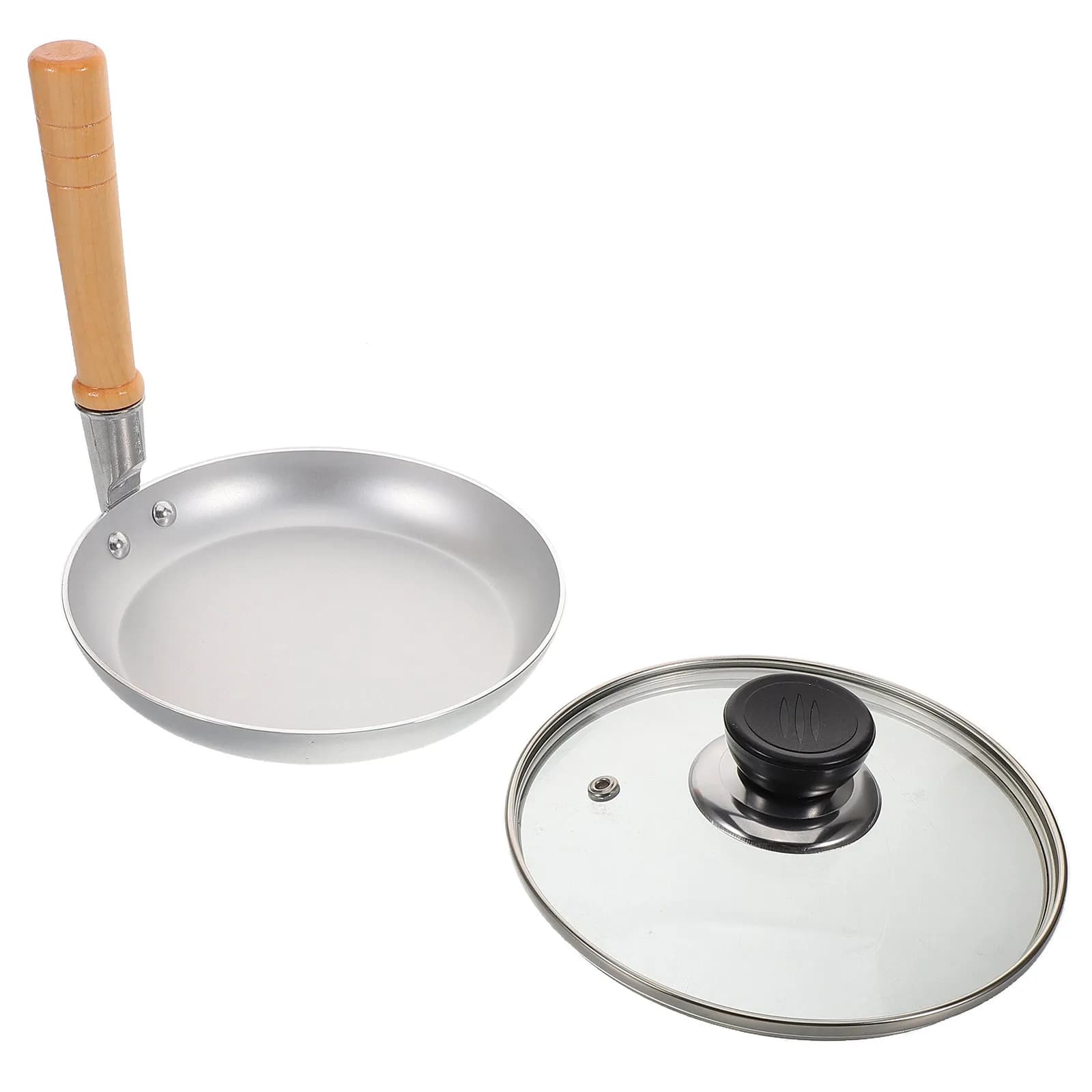 Padella Giapponese Antiaderente per Omelette, Piccola Padella per Colazione, Tamagoyaki, Oyakodon, Utensile da Cucina Giapponese