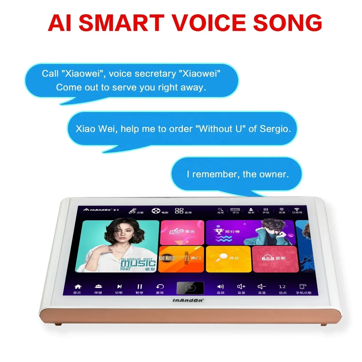 Miglior Set di Macchine per Karaoke KTV, Sistema HD 18.5 con 4TB, Lettore Capacitivo Portatile per Karaoke Domestico