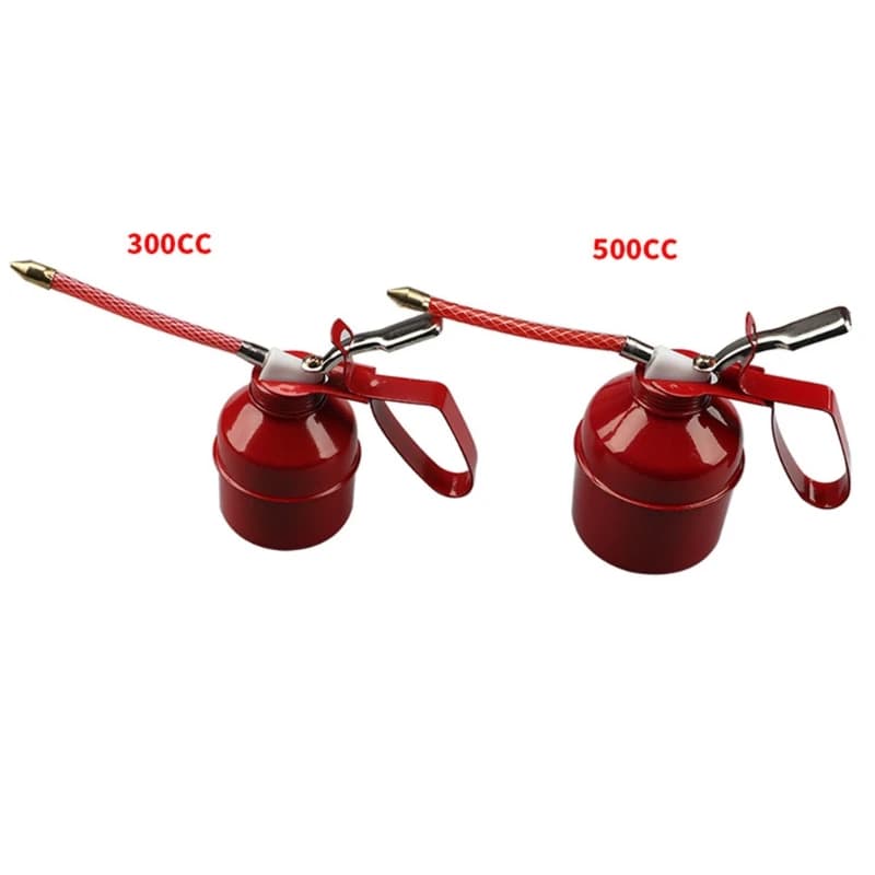 500/300 Oliatore per pistole riutilizzabili con beccuccio Flessibile Iniettore per vaso d'olio per macchina per bici da auto