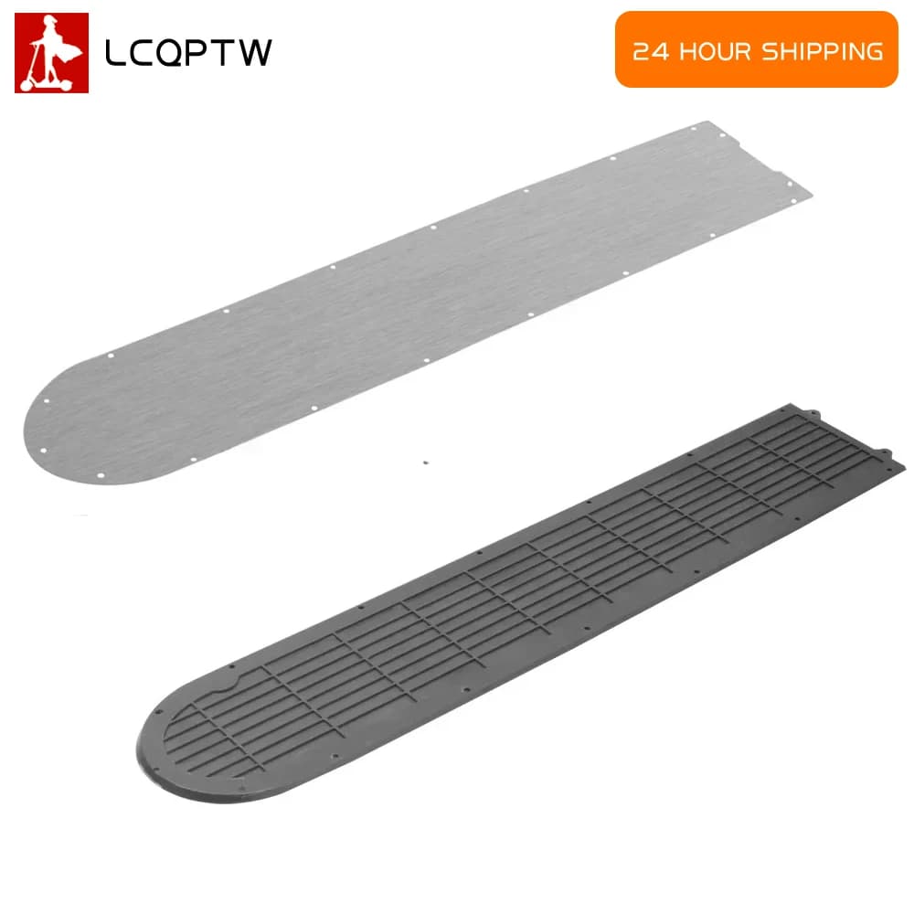 Coperchio inferiore della batteria in acciaio inossidabile per Xiaomi M365 1S Pro/4 Pro/Pro2 Scooter elettrico Anti-collisione antiscivolo Parte della scheda da pavimento
