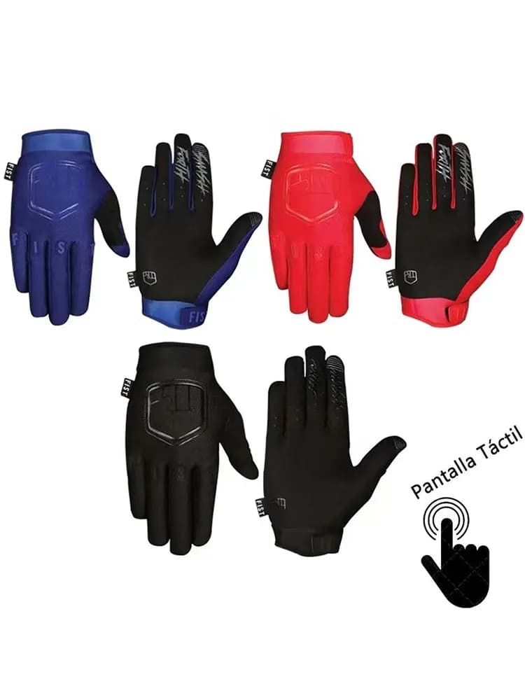Touchscreen FIST per guanti da ciclismo fuoristrada Fox per BMX, scooter, mountain bike e moto con durata a dita intere