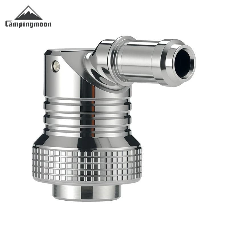 CAMPINGMOON Outdoor Camping Z-YG Easy Plug Mountain Gas Adapter Household Stove to Mountain Gas Compatible with DN10 Rubber Pipe