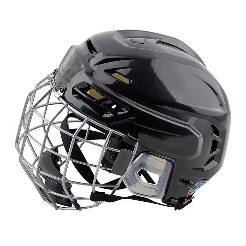 Casco da hockey su ghiaccio Sport tattico Rugby Casco da hockey regolabile Full Face Attrezzatura di sicurezza per adulti Attrezzatura protettiva per il viso