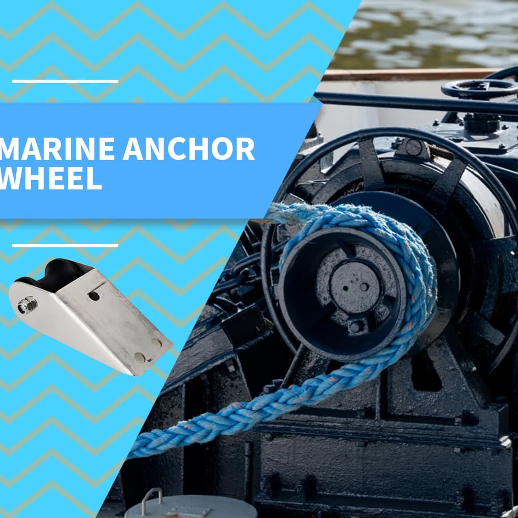 Anchor Roller Stamping Bow Rolling Bracket Stainless Steel Boat Supplies