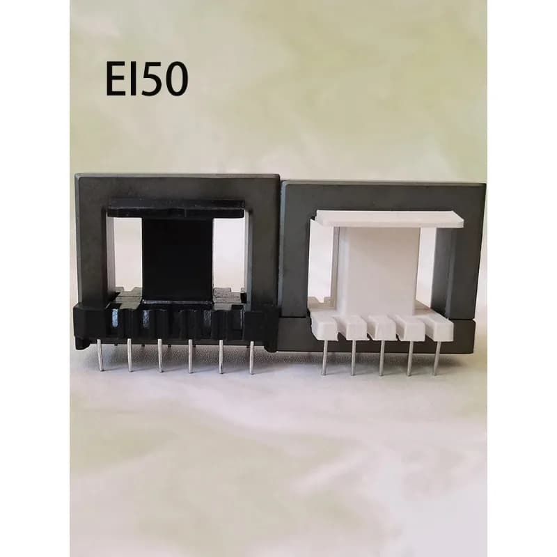 8pcs Magnetic core EI50 vertical bobbin 6+6 5+5 pin zinc ferrite high-frequency transformer switching power charger