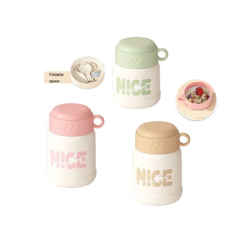 580ml /680ml Barattolo Termico per Alimenti Tazza per Zuppa Isolata Contenitori Thermos Bento Box in Acciaio Inossidabile Contenitori per Preparazione Pasto per I Bambini