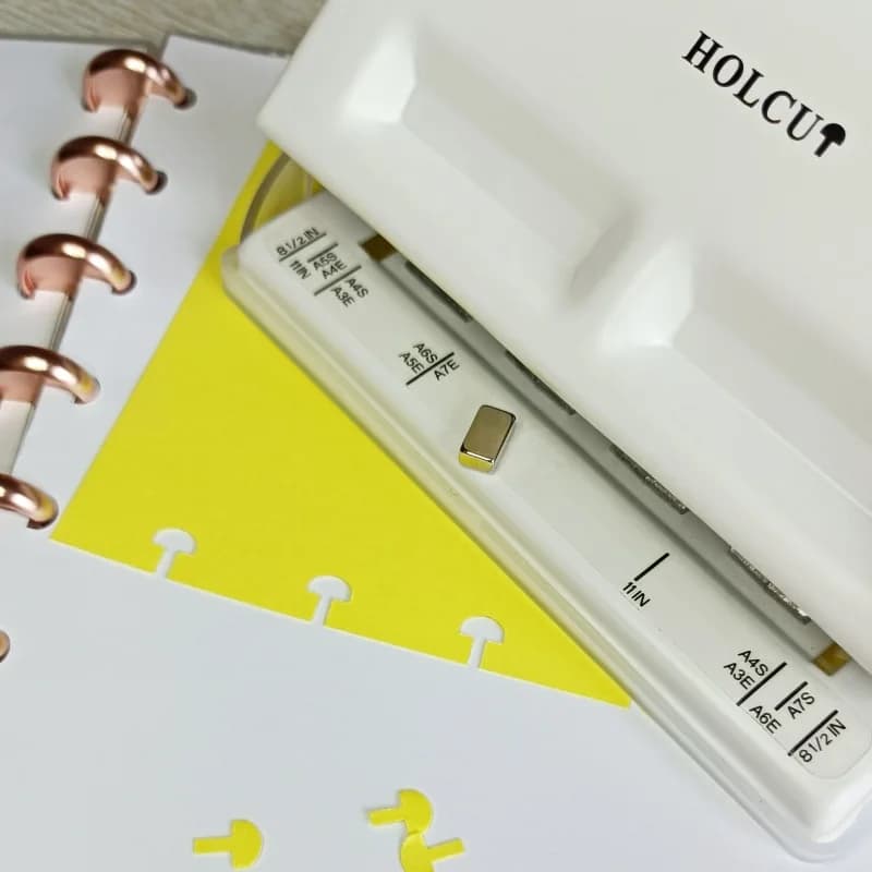 1 T Fori/4 T Fori Fungo Perforatrice per Disco Rilegato Notebook Planner Taglierina di Carta A4A5A6 Notebook Scrapbooking Strumento