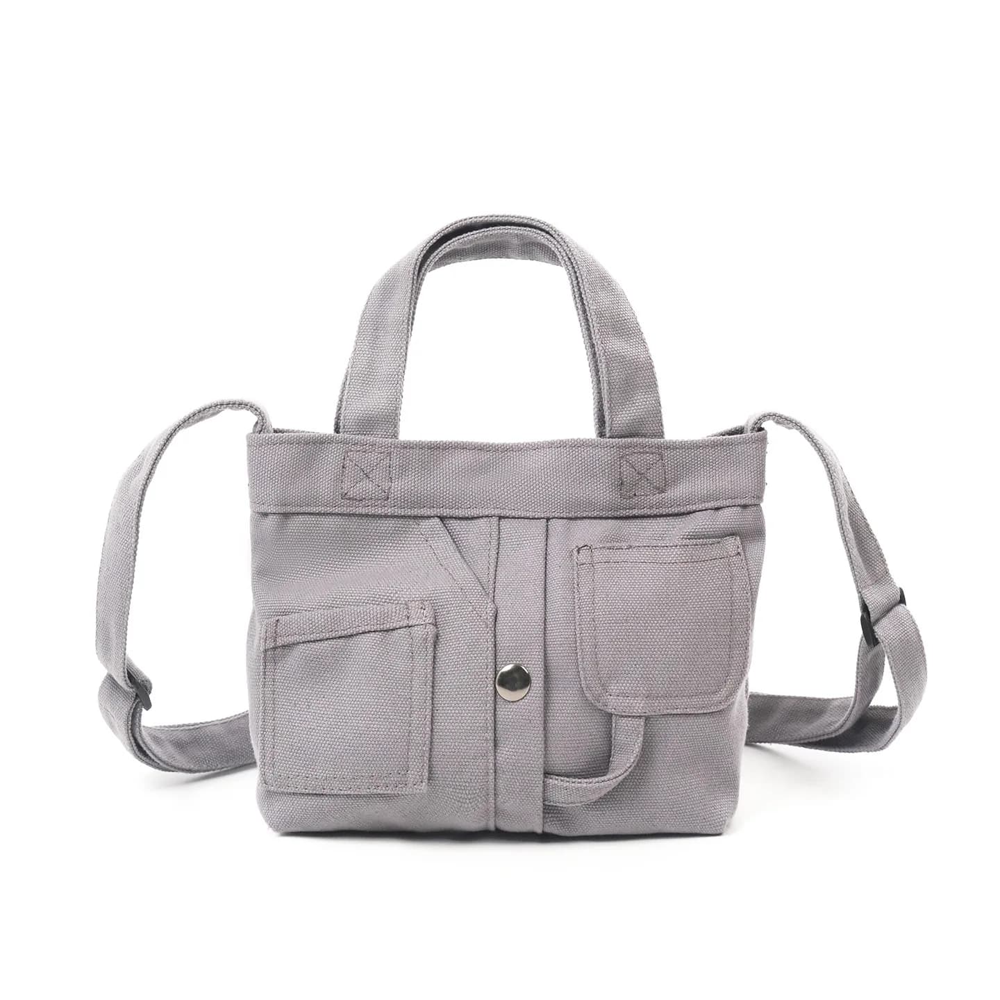 Small Casual New Canvas Women's Shoulder Tote Bags for Women Korean Mini Mobile Phone Bag Literary Artistic Crossbody Handbags