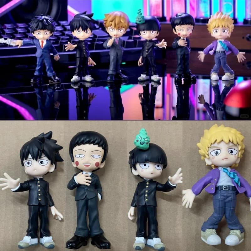Bushiroad PalVerse Mob Psycho 100 III Autentica Mini Action Figure Stile Q Sciolta da Collezione per Appassionati di Anime - Disponibile