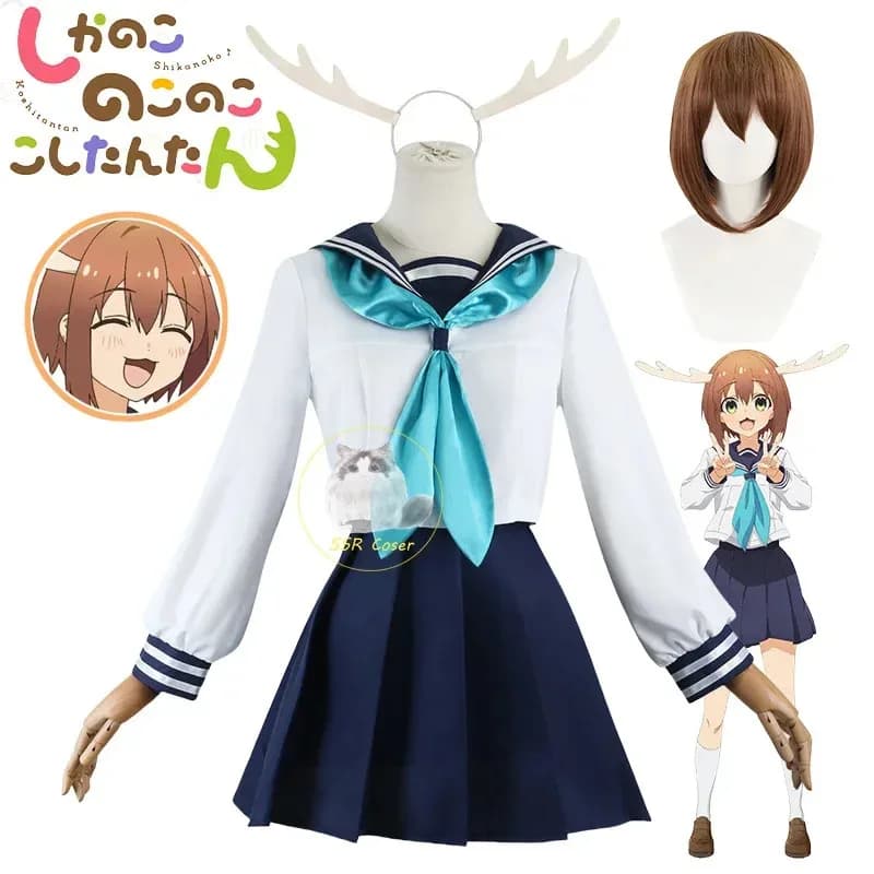 Nokochikano Kontoriya and Kase Anime Character Costume Hair Accessories, suitable for Halloween anime exhibitions and parties
