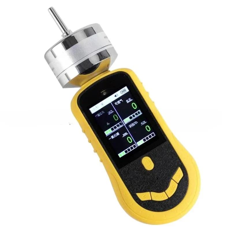 Pump suction four-in-one gas detector oxygen carbon monoxide hydrogen sulfide HD5S + miniature