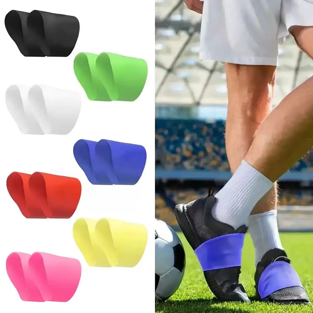 1 paio di fasce per lacci da calcio, fasce per lacci in silicone per scarpe sportive, per sneakers da adulti, mantiene i lacci legati durante lo sport, il calcio