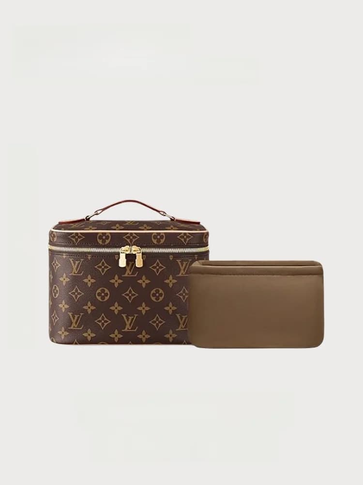 Borsa Interna Grande per Organizer da Borsa da Trucco, Inserto in Nylon Impermeabile, Stile Semplice, Realizzato a Mano
