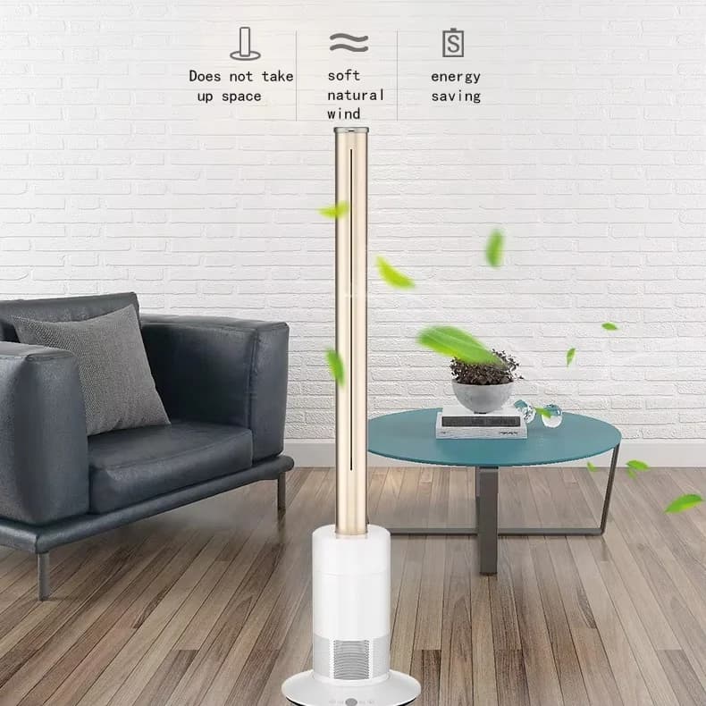 Smart Home TP09 Ventilatore senza lama in piedi silenzioso con telecomando con purificatore d'aria Hepa Purificatore d'aria Hepa