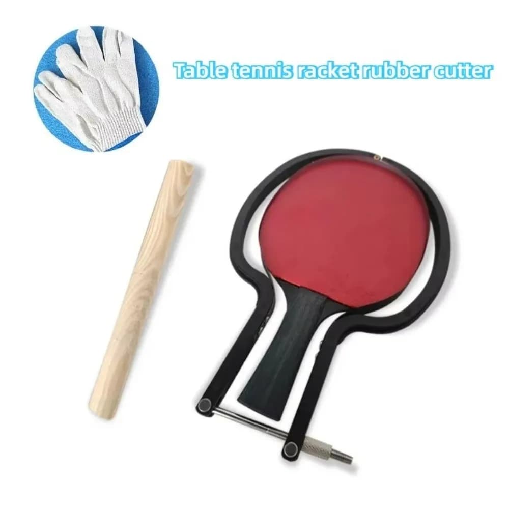 Taglierina per Gomme da Ping Pong Facile da Usare, Supporto Multifunzionale Sicuro e Pratico per il Taglio delle Gomme da Ping Pong