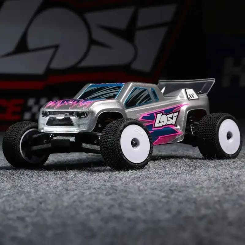 LOSI 1/28 Micro T Mini RC Car Simulation Remote Control Electric Rear Drive Brushed 2S Off road climb Vehicle Field Truck Model