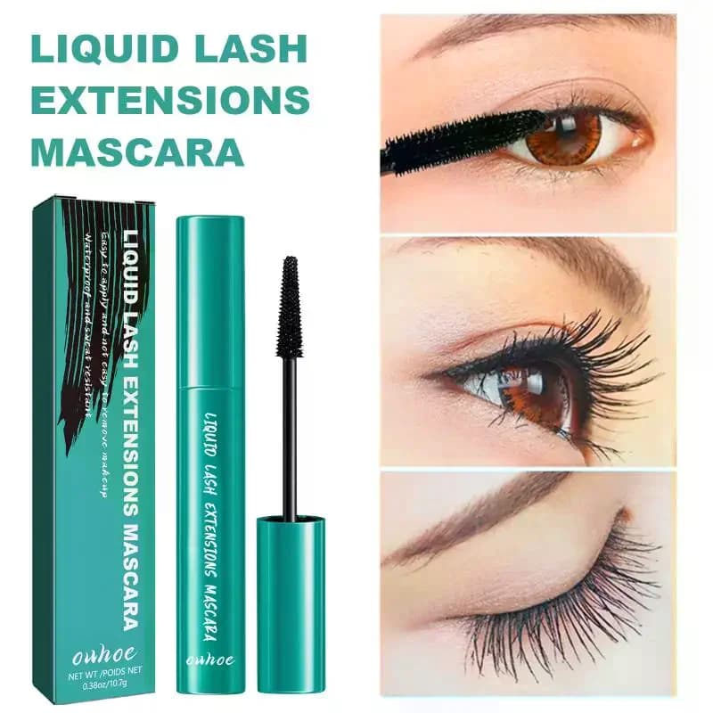 Mascara per Ciglia Impermeabile e Anti-sbavatura per Volume, Length e Curvatura Estremi, Tenuta Tutto il giorno, Ideal for Gym, Swimming and Holidays