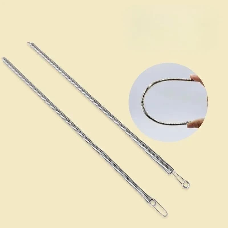 Clip a Molla Pieghevole per Infilare Cordoncini, Strumento Fai-da-te, Kit per Cucito con Corda Elastica, Accessorio Flessibile per Infilare Cordoncini