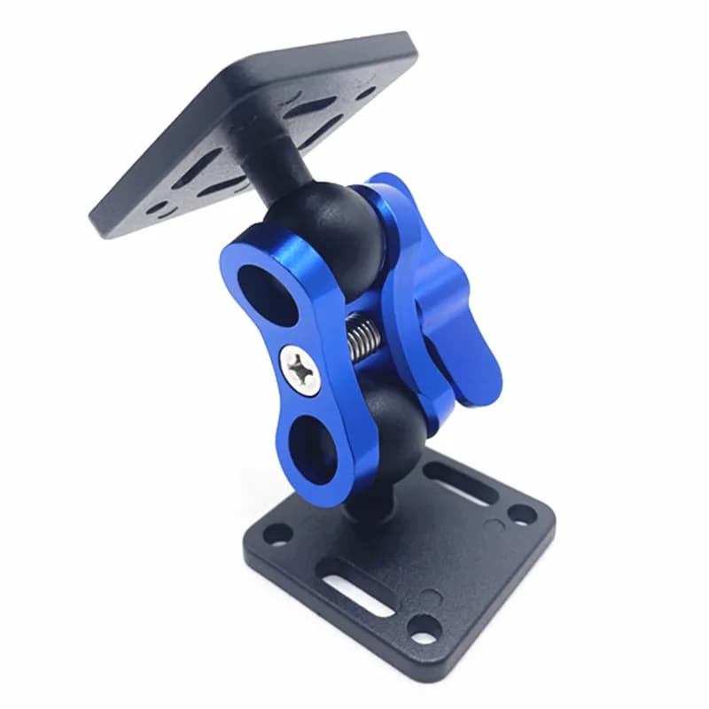 Morsetto a farfalla in lega di alluminio con attacco da 1 pollice per fotocamera Gopro DJI Action SLR