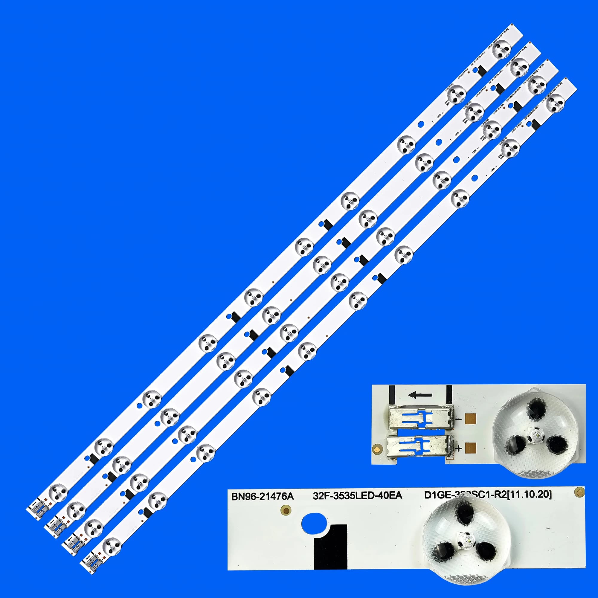 Striscia di retroilluminazione a LED per UE32EH5000W UE32EH5007K UE32EH5040W UE32EH5047K UE32EH5050W UE32EH5080R UE32EH5300W UE32EH5307K