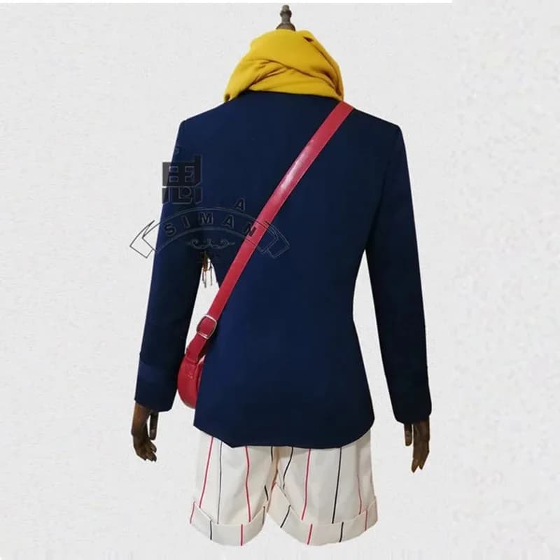 2025 aaa Anime Bungou Stray Dogs Yumeno Kyusaku Cosplay Costume Doll Toy Hat Backpack Scarf Full Set Custome Made Shoes and
