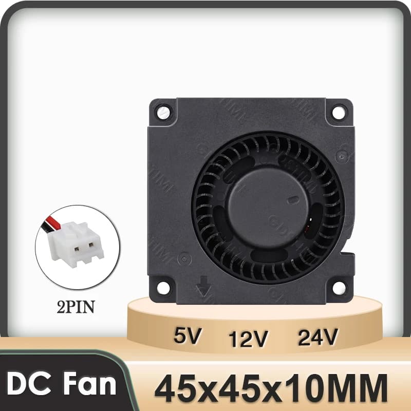 Gdstime DC 5V 12V 24V Centrifuga Radiale di Raffreddamento 45mmx10mm 4510 2PIN Turbo Cooler Umidificatore/Deumidificatore Ventilatore di Raffreddamento