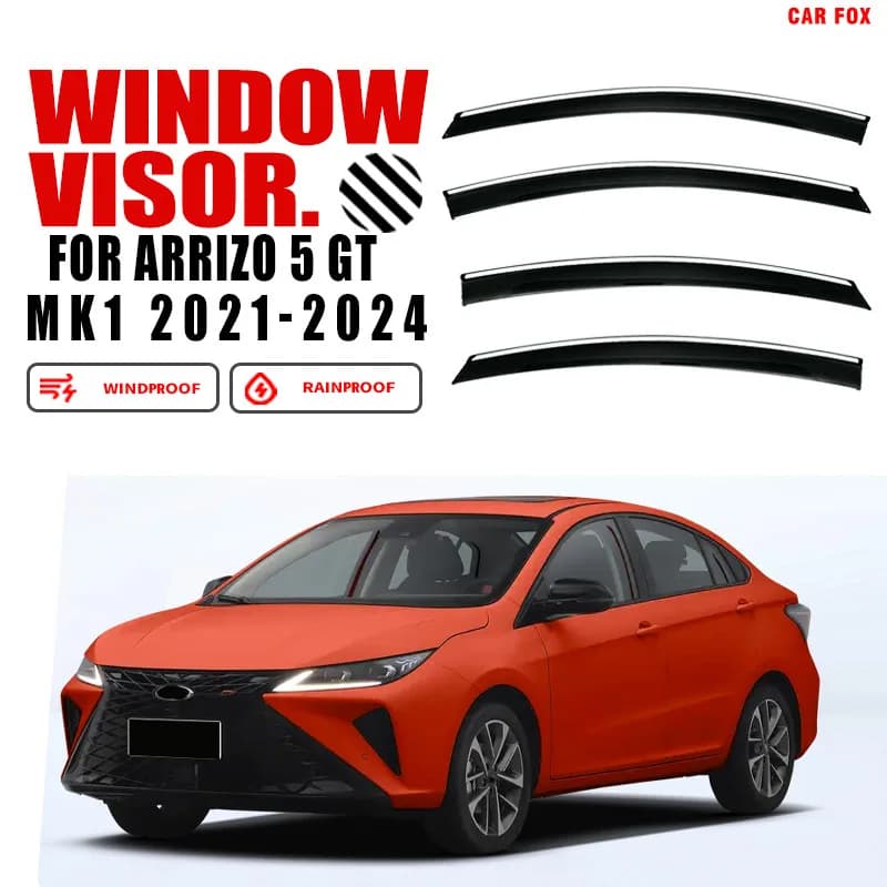 Per Chery Arrizo 5 GT 2021+ Finestra di Automobile Visiera Tenda Shelter Parabrezza Finestrino Laterale Pioggia Parasole Accessori Auto Car Styling
